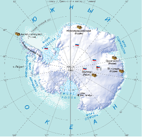 Контурная карта антарктиды 7 класс готовая